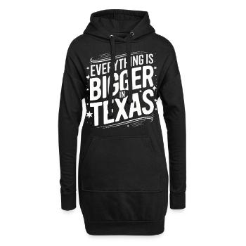 État du Texas Texans Texas - Sweat-shirt à capuche long Femme - noir - Devant