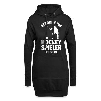 Eishockey Hockeyspieler Hockey - Hoodie-Kleid - Schwarz - Vorne