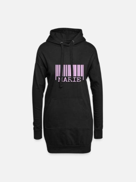 Marie Marie - Hoodie-Kleid - Schwarz