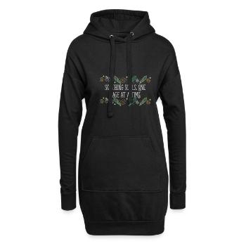 Apaiser les âmes un sage à la fois bâtons de purification - Sweat-shirt à capuche long Femme - noir - Devant