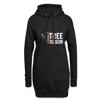 Motorsäge Tree Surgeon Holzfäller Kettensäge - Hoodie-Kleid - Schwarz - Vorne