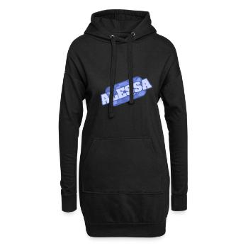 Cadeau pour Alessa - Sweat-shirt à capuche long Femme - noir - Devant