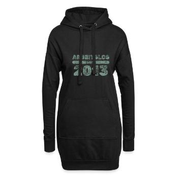 2013 2013 - Sweat-shirt à capuche long Femme - noir - Devant