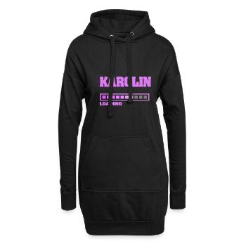 Karolin bébé - Sweat-shirt à capuche long Femme - noir - Devant