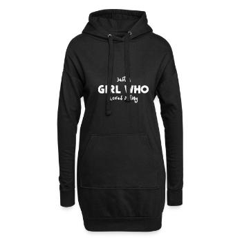 Just A Girl Who Loves Acting - Hoodie-Kleid - Schwarz - Vorne