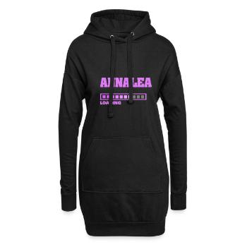 Bébé Annalea - Sweat-shirt à capuche long Femme - noir - Devant