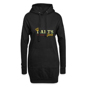 Darts Königin Darts-Spieler - Hoodie-Kleid - Schwarz - Vorne