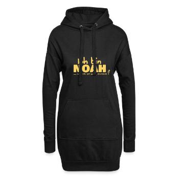 Noah - Hoodie-Kleid - Schwarz - Vorne
