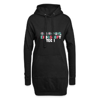 Unique Endoscopy Nurse and Gastro Squad Designs - Hoodie Dress - black - Front