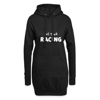 Dirt Track Racing - Racing - Hoodie-Kleid - Schwarz - Vorne