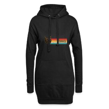 Dreidel Tradition Israel Chanukka Judentum - Hoodie-Kleid - Schwarz - Vorne