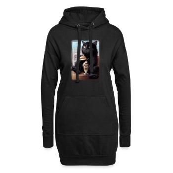 CAESAR 2019 - Hoodie-Kleid - Schwarz - Vorne