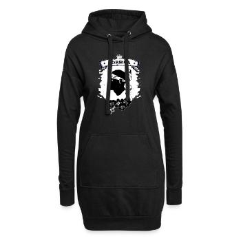 Corsica - Hoodie-Kleid - Schwarz - Vorne
