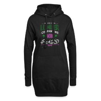 funny carpenter best bday union carpenter - Hoodie-Kleid - Schwarz - Vorne