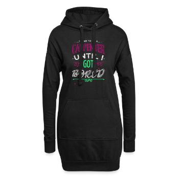 Idée cadeau Citation drôle Sabrina Carpenter T-shirts - Sweat-shirt à capuche long Femme - noir - Devant