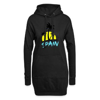 spain - Hoodie-Kleid - Schwarz - Vorne