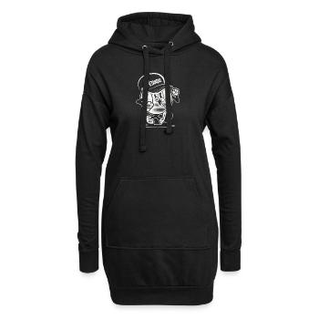 Boule de pétanque pour le Boule de pétanque Cap Boule - Sweat-shirt à capuche long Femme - noir - Devant