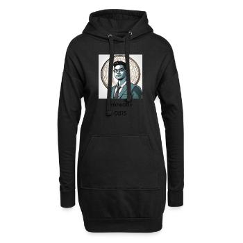Manque de créativité 2 - Sweat-shirt à capuche long Femme - noir - Devant