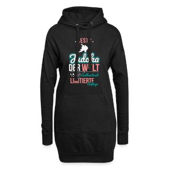 Beste Judoka der Welt - 100% Authentisch - Hoodie-Kleid - Schwarz - Vorne