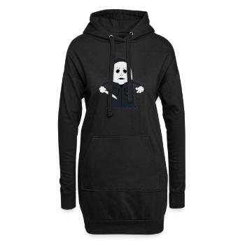 Michael Booyers - Sweat-shirt à capuche long Femme - noir - Devant