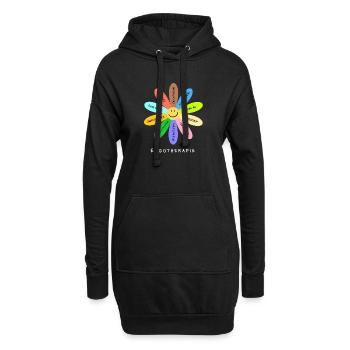 Ergothérapeute notions - Sweat-shirt à capuche long Femme - noir - Devant