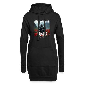 THE WORLD IS YOURS x FALLEN KNIGHT - Hoodie-Kleid - Schwarz - Vorne