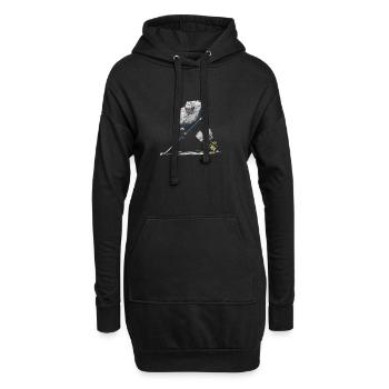 Hockey - Sweat-shirt à capuche long Femme - noir - Devant