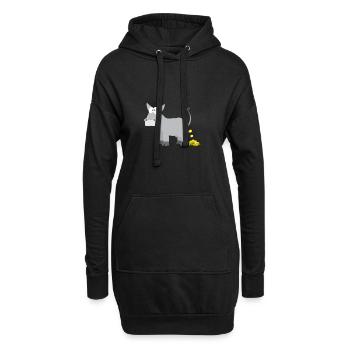 Motif pour enfants âne âne chemise animale idée cadeau âne d'or - Sweat-shirt à capuche long Femme - noir - Devant
