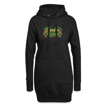 Jardinage Jardinage Jardinage - Sweat-shirt à capuche long Femme - noir - Devant