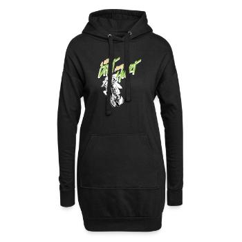 Motocross Motocross Pilote - Sweat-shirt à capuche long Femme - noir - Devant