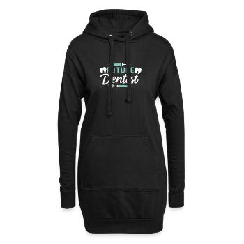 Dentiste Future Dentist Médecine dentaire Etudes Examens - Sweat-shirt à capuche long Femme - noir - Devant
