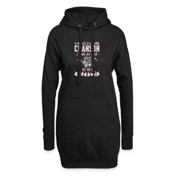 Si Ma Vie était une Chanson /Mes Rêves/ JJ Goldman - Sweat-shirt à capuche long Femme - noir - Devant
