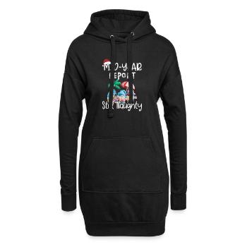 Le rapport semestriel de Gnome reste effronté - Sweat-shirt à capuche long Femme - noir - Devant