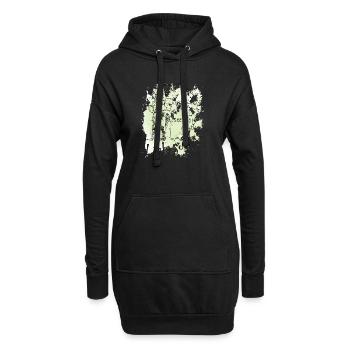 DarssCoast - Leuchtturm, See you on the Lighthouse - Hoodie-Kleid - Schwarz - Vorne