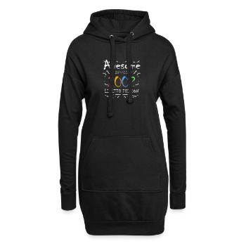 Né en 2002 - Fantastique depuis 2002 - Sweat-shirt à capuche long Femme - noir - Devant