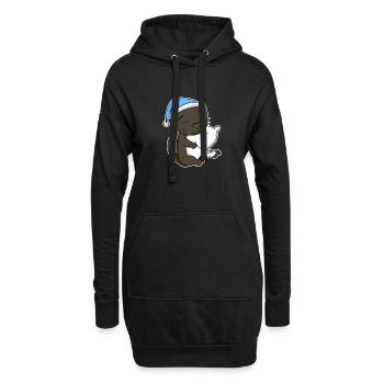 Katze Katzenrasse Havana - Hoodie-Kleid - Schwarz - Vorne