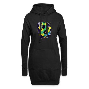 Junge 8 Jahre alt - 8. Geburtstag Geschenk - Hoodie-Kleid - Schwarz - Vorne