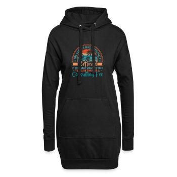 La légende est officiellement retirée - Sweat-shirt à capuche long Femme - noir - Devant