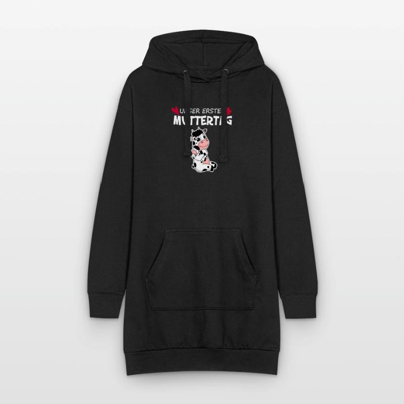 Muttertag - erster Muttertag Geschenk Hoodie-Kleid