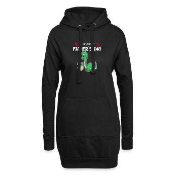 Fête des Pères - Premier cadeau de la fête des Pères - Sweat-shirt à capuche long Femme - noir - Devant