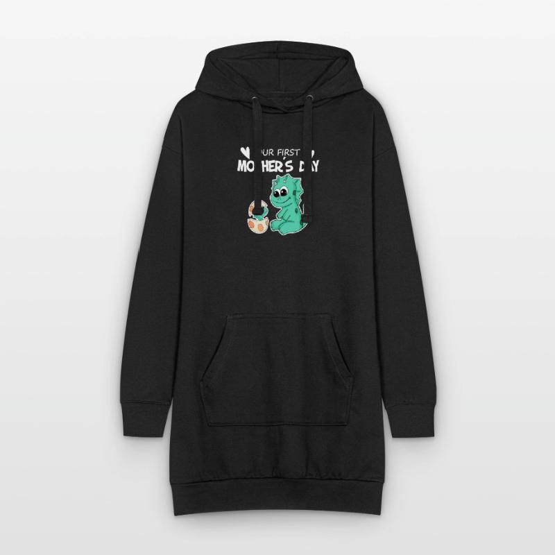 Muttertag - erster Muttertag Geschenk Hoodie-Kleid
