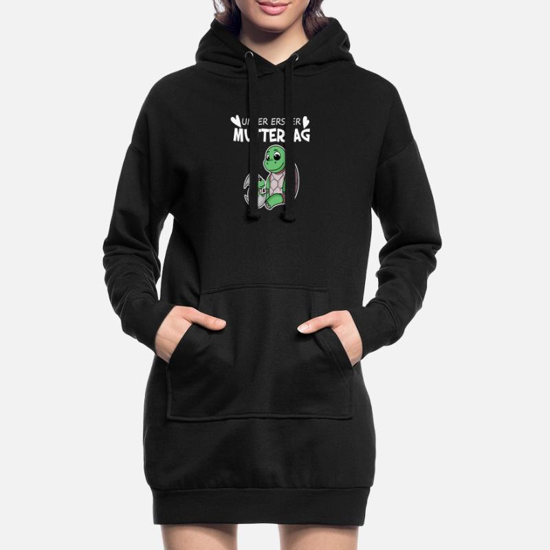 Muttertag - erster Muttertag Geschenk Hoodie-Kleid