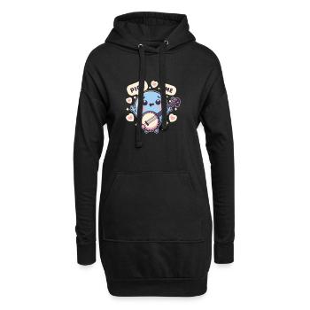 Banjo Pick Me - Hoodie-Kleid - Schwarz - Vorne