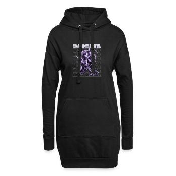 Bachata latine sensuelle Bachateros - Sweat-shirt à capuche long Femme - noir - Devant