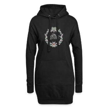 Braut - Hoodie-Kleid - Schwarz - Vorne