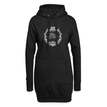 Team Braut - Hoodie-Kleid - Schwarz - Vorne