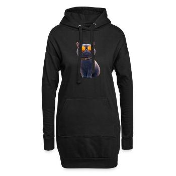 Britisch Kurzhaar Katze BKH Katzenmama Süße Katzen - Hoodie-Kleid - Schwarz - Vorne