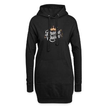 Drama Queen Königin Prinzessin Selbstwert Frauen - Hoodie-Kleid - Schwarz - Vorne