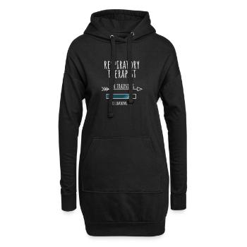 Inhalothérapeute en formation Profession Cadeau - Sweat-shirt à capuche long Femme - noir - Devant