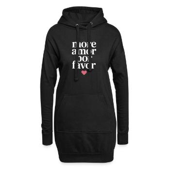 Plus d’articles pour Favor Love Spanish Valentine Day - Sweat-shirt à capuche long Femme - noir - Devant